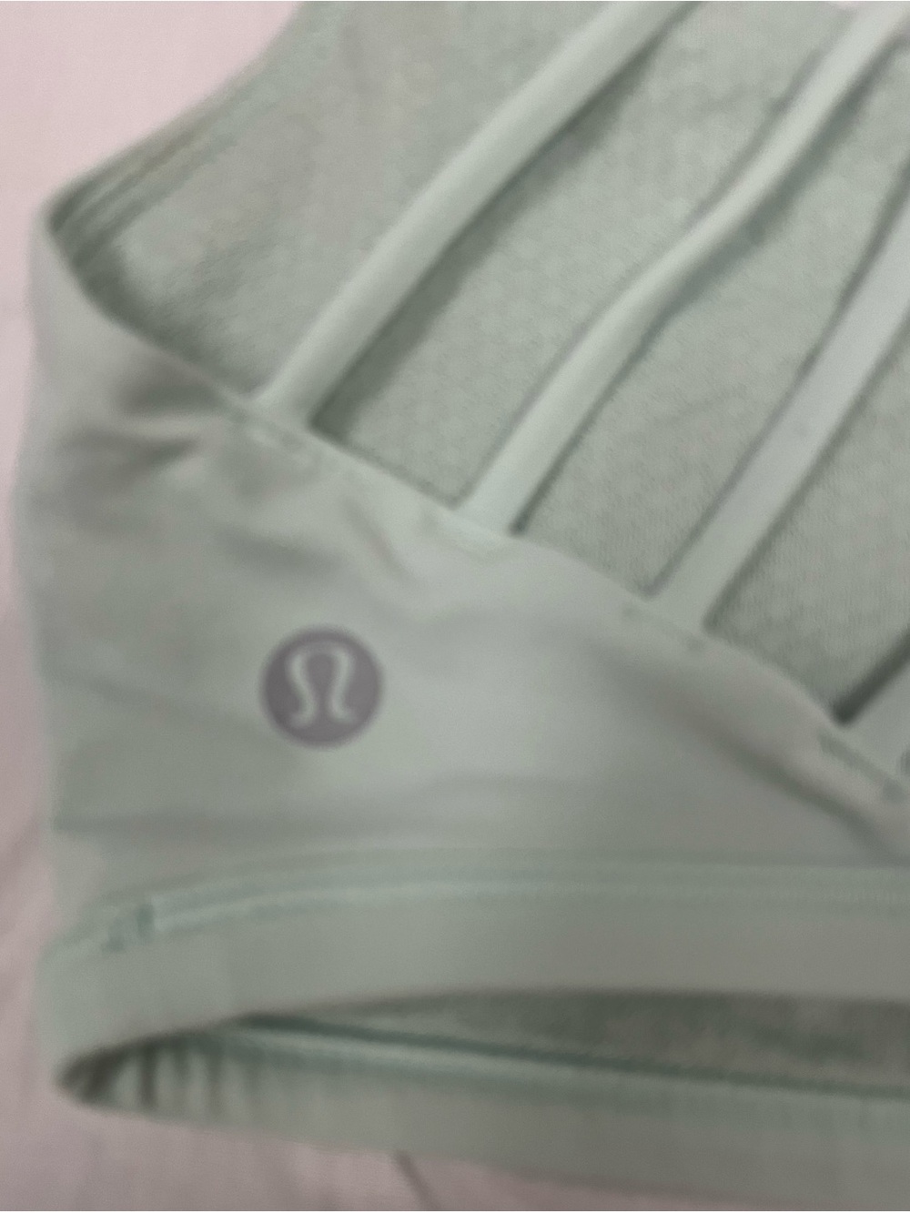 lululemon athletica Mint Green Strappy Back Sports Bra - Picture 4 of 6